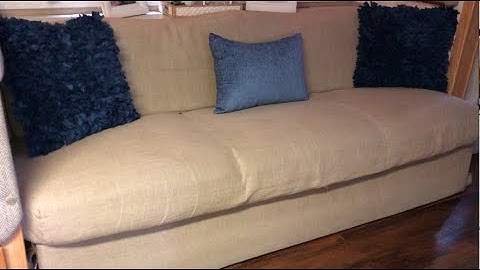 Reupholster RV sofa