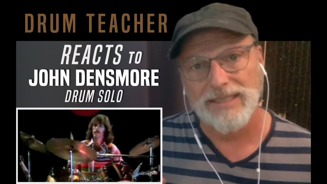 Drum Teacher Reacts to John Densmore  - Drum Solo