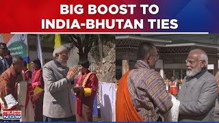 With Arms Wide Open, Bhutan Welcomes Indian Prime Minister Narendra Modi To Its Land, Watch Visuals