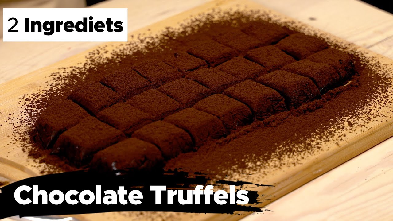 Easy Condensed Milk Chocolate Truffles Recipe YouTube