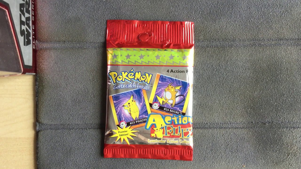 Pokemon Action Flipz Premier Edition Pack Opening - YouTube