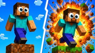 Minecraft but if i touch green i explode 💥