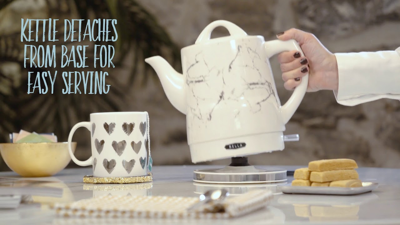 Unboxing the Bella Ceramic Gooseneck Electric Kettle: Beautiful Design!  #electrickettle 