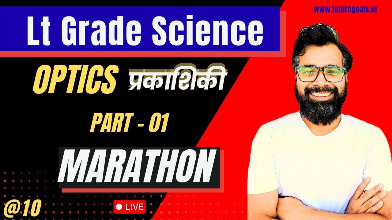 Lt Grade Science | Marathon | Optics | Part -01 | TGT PGT Physics | PYQs + MCQs