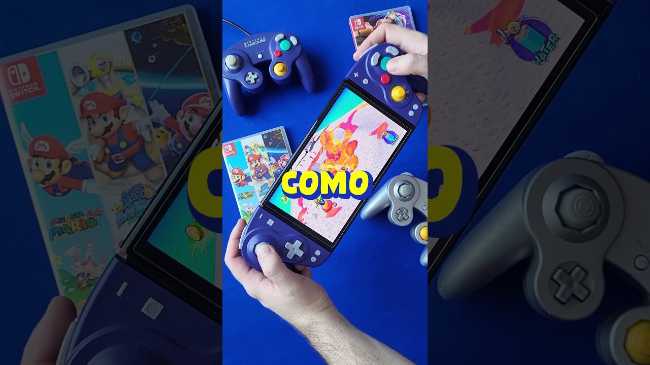 Este control de GameCube funciona con el Nintendo Switch en modo portátil y  también es la opción para olvidarnos del drift de los joy-con