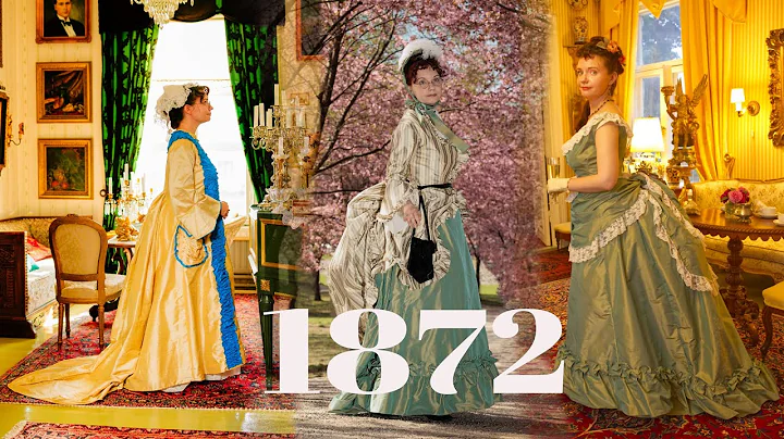 getting dressed for a day in 1872. Wrapper, day gown and ball gown - DayDayNews