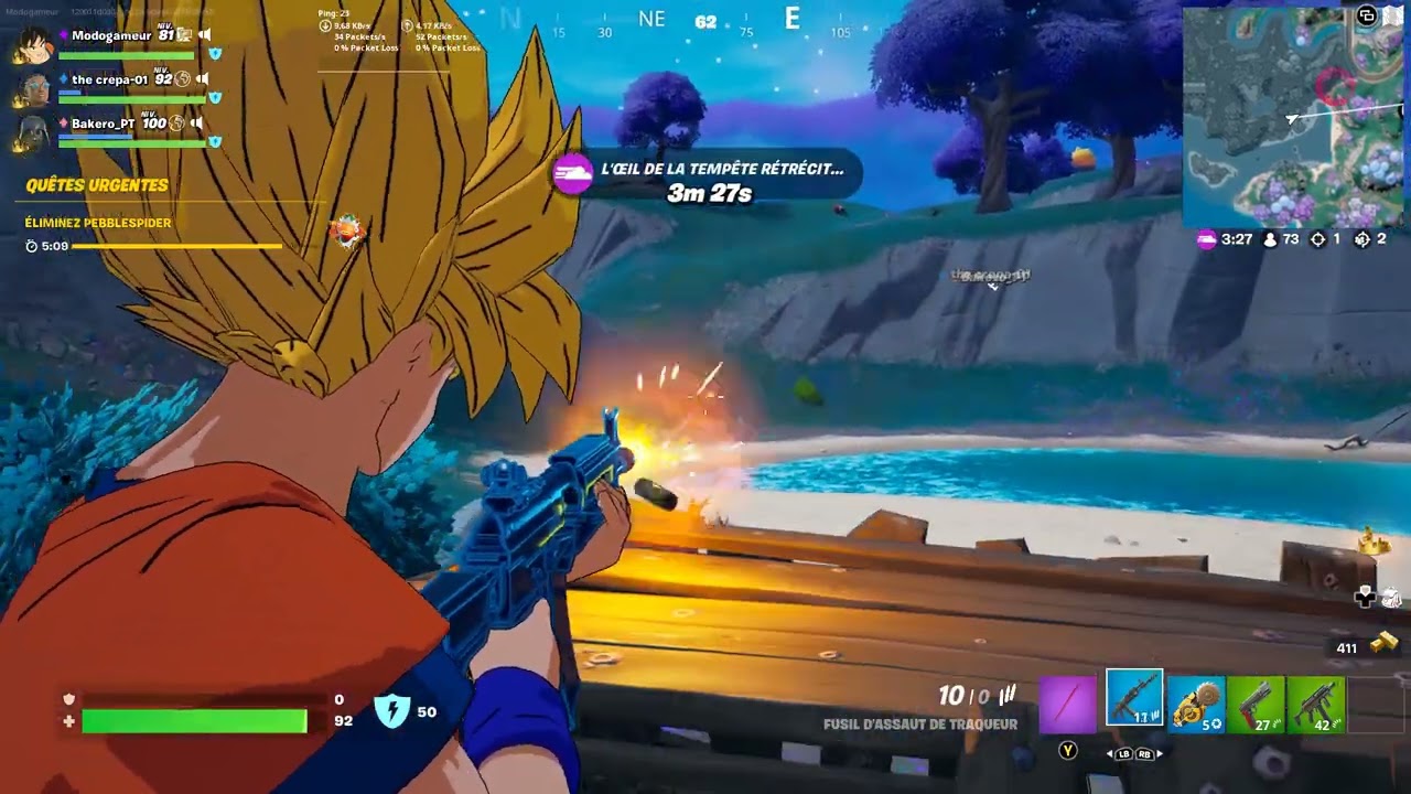 Fortnite : Double élimination | Capturé avec GeForce