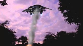 Alien Ship Shooting Missile(After Effects)