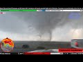 Multivortex tornado near altus ok 52324  live storm chase archive