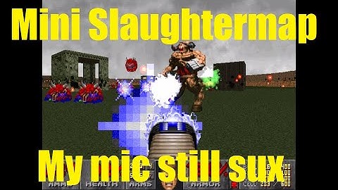 Clippy plays Doom 2: Mini Slaughter Map - a map by Loomis - UV & Commentary