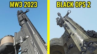 COD MW3 2023 vs Black Ops 2   Weapons Comparison