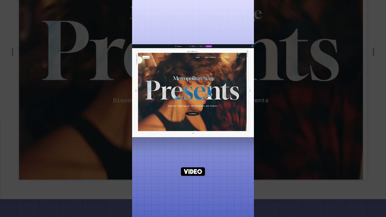 Make your text come alive using the Blend Mode effect in Wix Studio! 💥