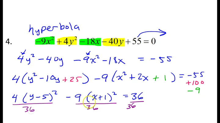 Day 14 HW (1 to 8) Classifying Conic Sections and Writing Equations in Standard Form