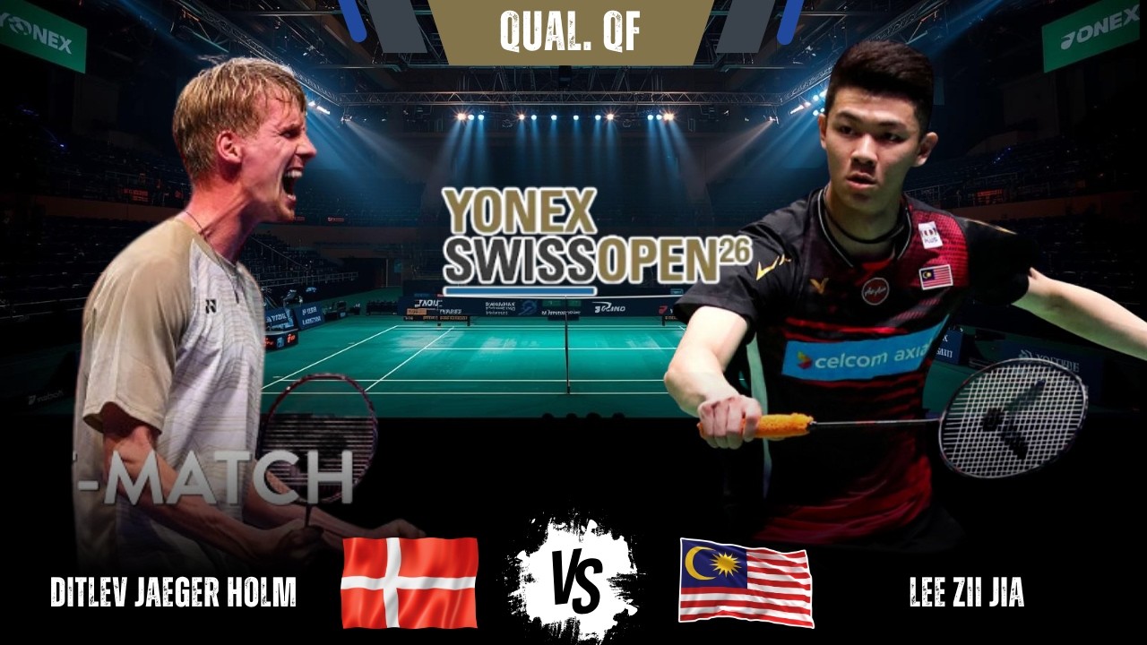 Ditlev Jaeger HOLM (DEN) vs LEE Zii Jia (MAS) | Swiss Open 2026