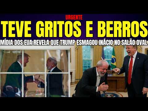 URGENTE RELATOS DA MÍDIA DOS EUA CONFIRMAM QUE LULA FOI ESMAGADO NO SALÃO OVAL TEVE GRITOS E BERROS