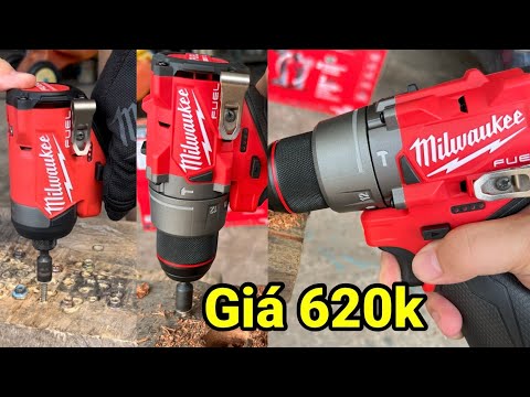 Milwaukee M12 3497-22 TEST Máy Khoan Bắn Vít Mẫu Mới Xài Gia Đình Giá Rẽ Máy Mạnh