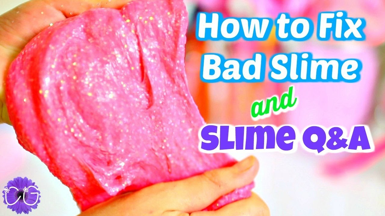 pix How To Fix Slime That Breaks we ruined our slime now what how to fix slime q a