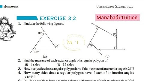 8th class maths |chapter 3|Understanding Quadrilaterals| Exercise 3.2 |Q.no 1,2,3&4 |part 1