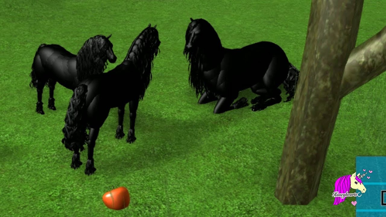 Friesian Lets Play Roblox Horse Heart Online Horses Game Play Video Youtube - roblox horse world with cookie swirl c