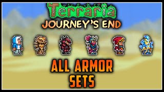 Video inspired by tea welcome to today's new video. today, i will show
you all the armor sets available in terraria journey's end. as of 1.4,
there are 66 ar...