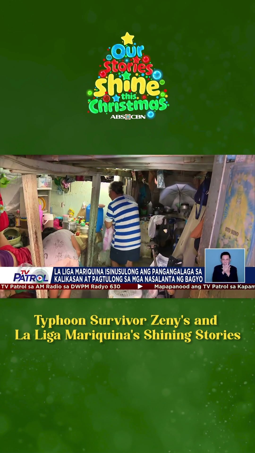 Typhoon Survivor Zeny | Our Stories Shine This Christmas | #ABSCBNChristmasID2024