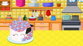 Jogo Candy Cake Maker - Como fazer bolo de Unicórnio | Unicorn Cake Making Game screenshot 1
