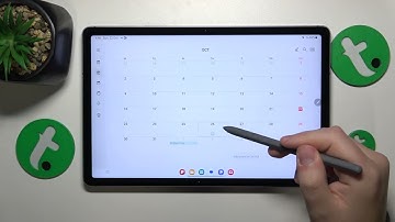 How to Schedule a Calendar Event on SAMSUNG Galaxy Tab S9 Fe - Samsung Calendar