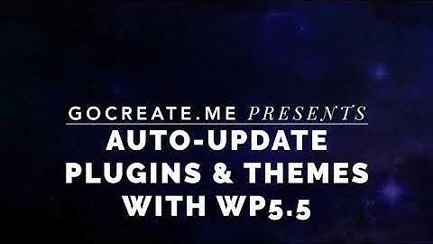 WordPress 5.5 now supports auto-updates for plugins and themes