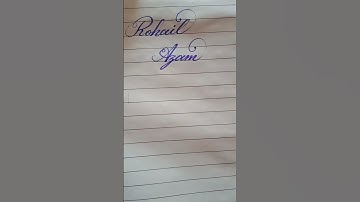 How to write #Rohail#in Cursive Handwriting by Abdullah Arif