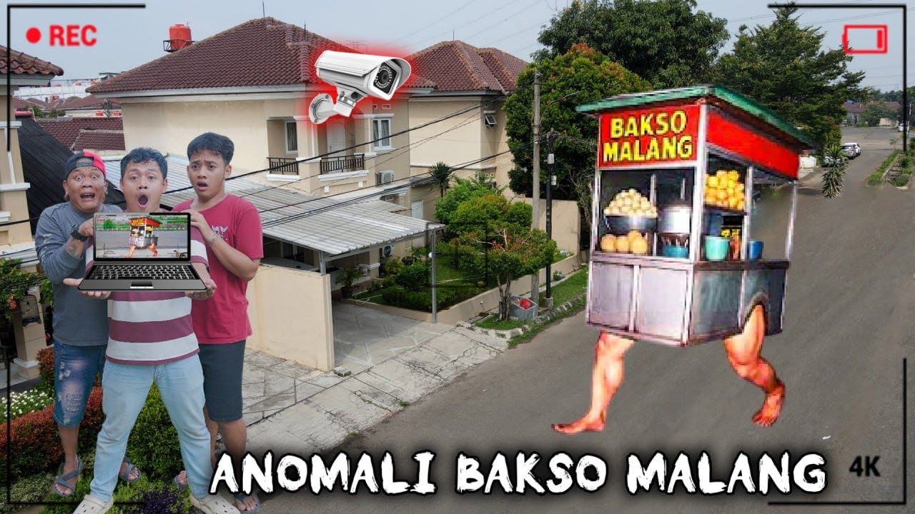 CCTV Menangkap Anomali Gerobak Bakso Malang Ngamuk Meneror Warga