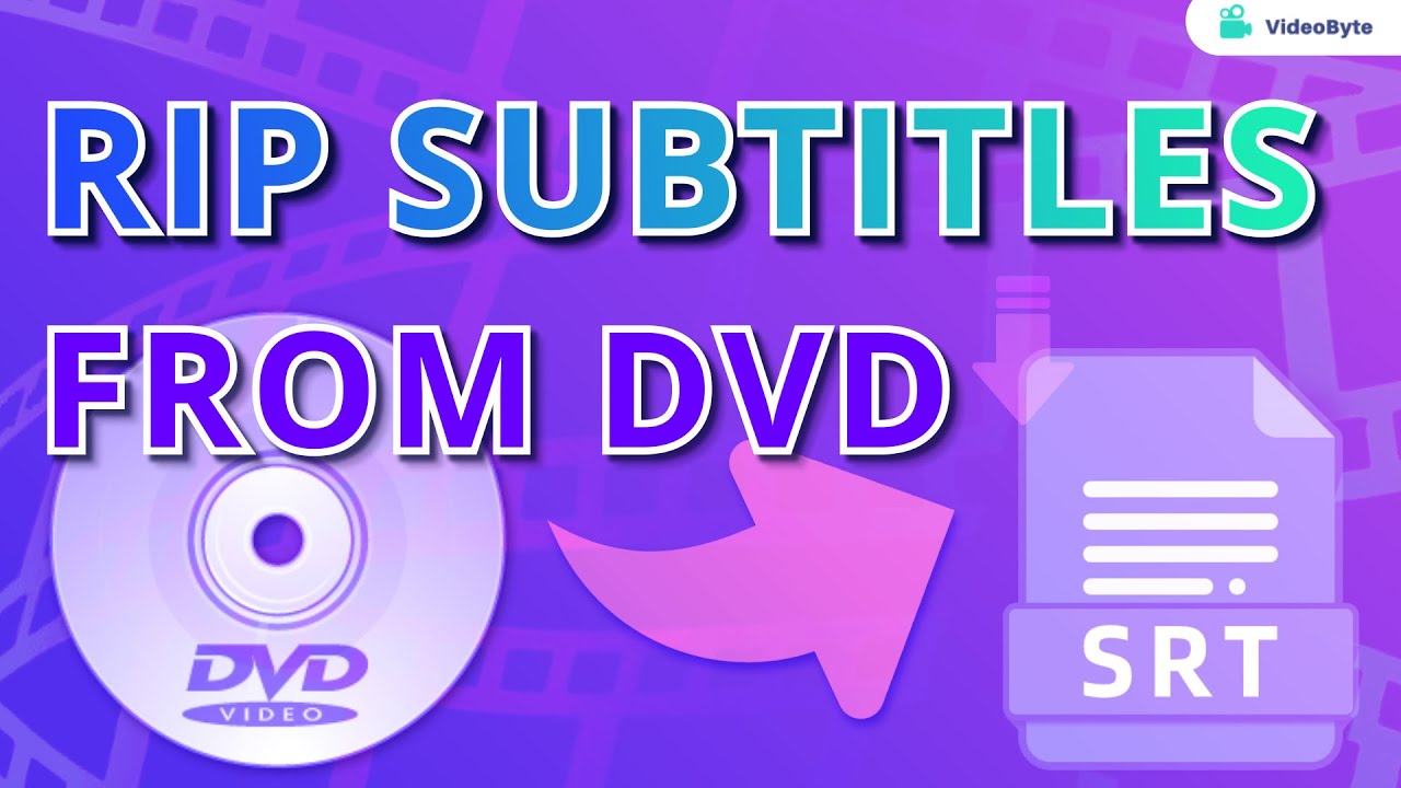 Guide】How to Rip Subtitles from DVDs? Super Easy&Quick - YouTube