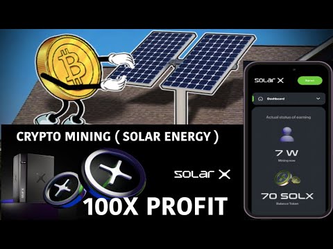 SOLARX TOKEN IDO LAUNCH | 100X PROFIT COIN UNDER 1$🌞MINE CRYPTO WITH SOLAR ENERGY⚡PASSIVE INCOME💰