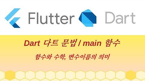 다트문법, main함수, 수학, 변수이름의미