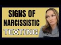 5 Signs of Narcissistic Texting