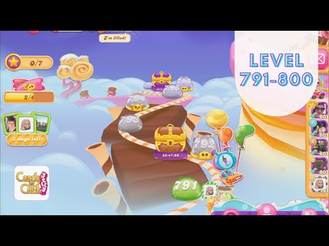 #80 Candy Crush Jelly Saga ［ LV.791-800 ］キャンディクラッシュゼリー攻略 レベルクリア