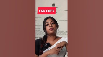 What is CSR copy | How to apply CSR copy online #csr #fir