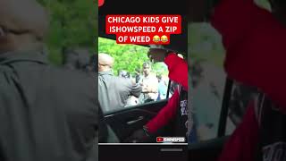 Ishowspeed Gifted A Ounce Of Weed By Chicago Kids