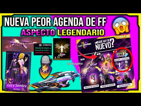 Nueva AGENDA Semanal de FREE Fire Latam Nueva AK 47 Ejecutora, Nuevo Aspecto Legendario Emote ruleta