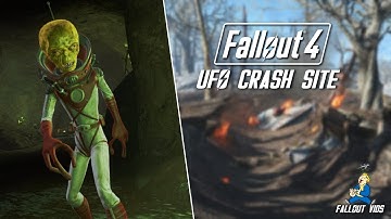 Fallout 4 - Alien Crash Site Random Encounter (Test Video)