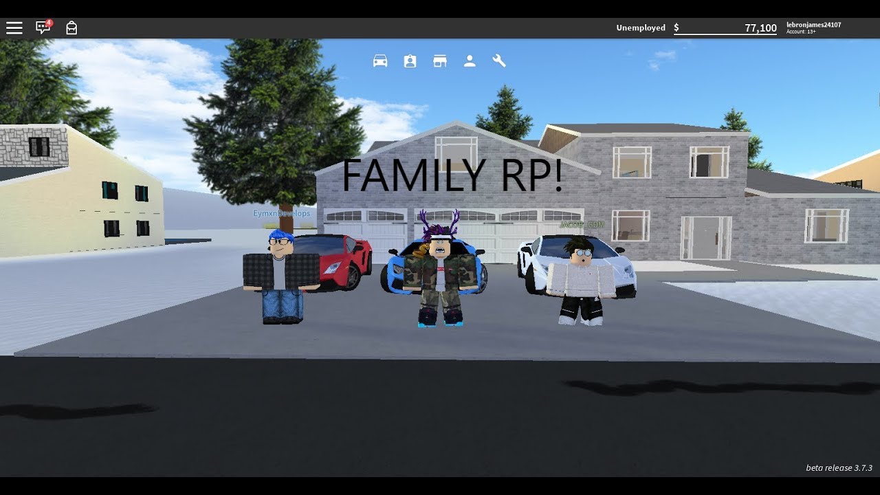 Playing Greenville Beta With My Amazing Family By Letzplay - greenville roblox rp group