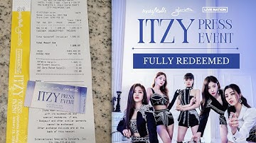 [4K] ITZY Press Event Manila sa Glorietta Makati Fully Redeemed Na! | Checkmate ITZY 1st World Tour
