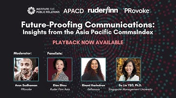 IPR Webinar | Future-Proofing Communications: Insights from the Asia Pacific Comms Index