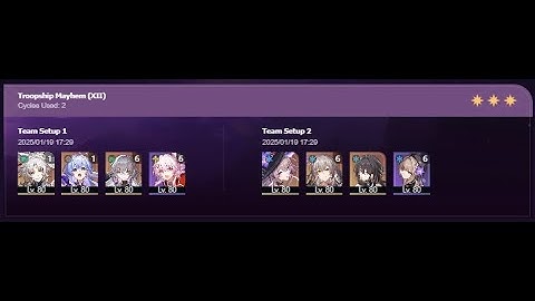 Memory of Chaos 2.7 - Troopship Mayhem F12 - 0 cycle (1st Half) - 2 cycle (2nd Half)