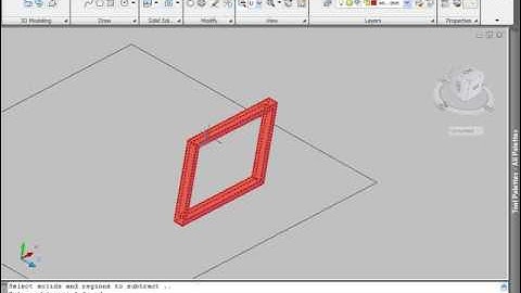 Part 5 - 3D AutoCAD 2009 Modelling