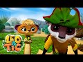 LEO and TIG 🦁 🐯 Playing Battleship Episodes collection ⛵ Moolt Kids Toons Happy Bear