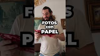 Ideas para fotos con PAPEL CELOFÁN