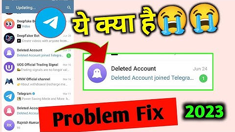 Deleted account joined telegram problem fix !! telegram account deleted joined telegram problem fix