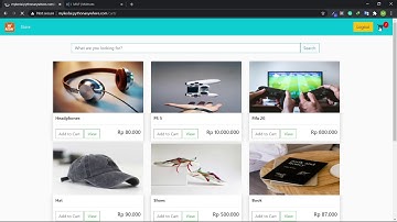 Demo Aplikasi Ecommerce Berbasis Website - My kedai