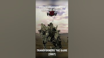 Starscream Destroys Helicopters! #TransformersTheGame #shorts #Transformers