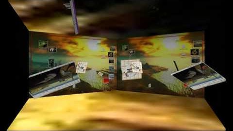 Cube Atlantis and Screensaver (flying windows) plugins